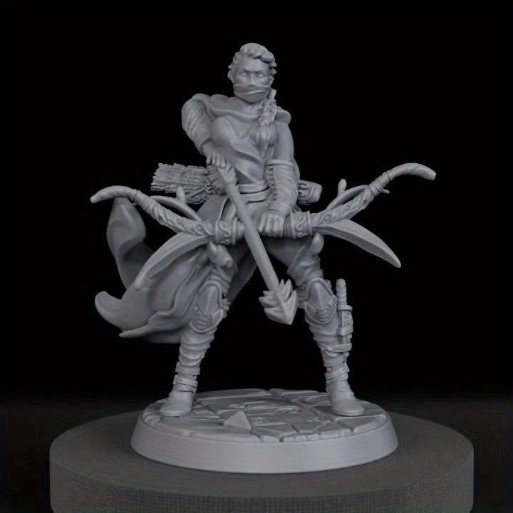 Bandit Archer Female Miniature Figurine 25mm