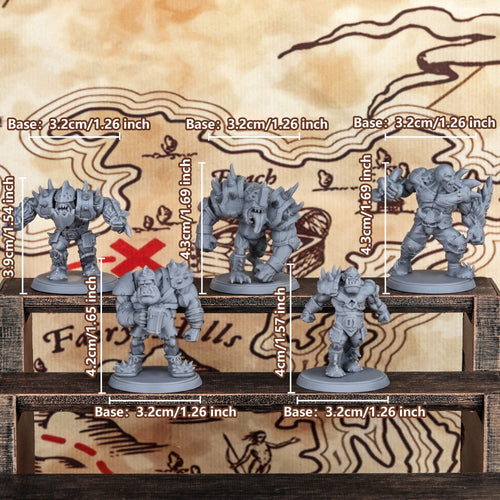 32Mm DND Orc Collection Series Miniature