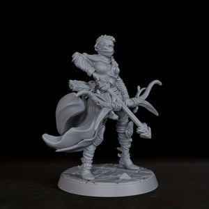 Bandit Archer Female Miniature Figurine 25mm