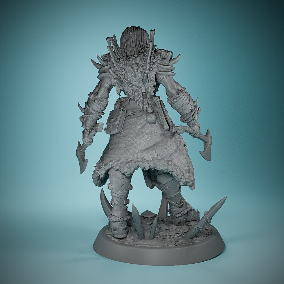Orc Queen Miniature - Highly Detailed, Premium Resin Figure