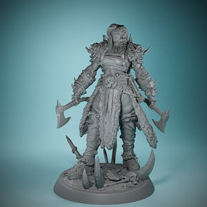 Orc Queen Miniature - Highly Detailed, Premium Resin Figure
