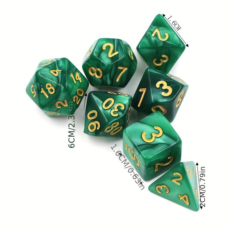 Dungeon Master's 42-Piece Polyhedral Dice Set - 6 Color x 7pc Starter Kit