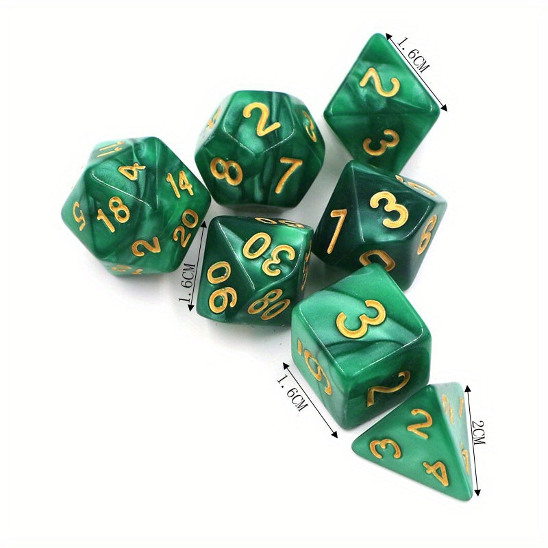 Dungeon Master's 42-Piece Polyhedral Dice Set - 6 Color x 7pc Starter Kit