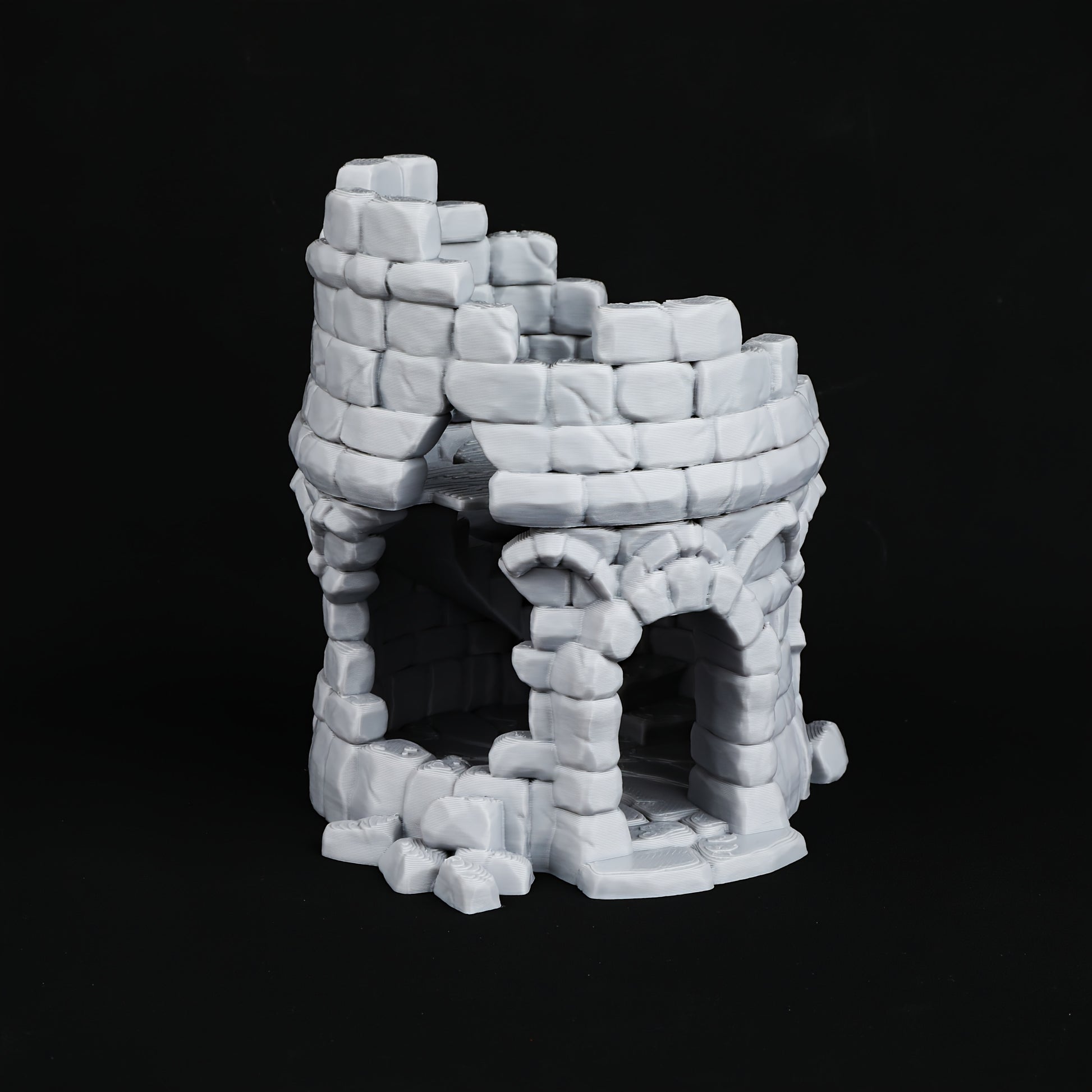 1 Set 28mm RPG Terrain Archway, Walls, and Tower Ruins
