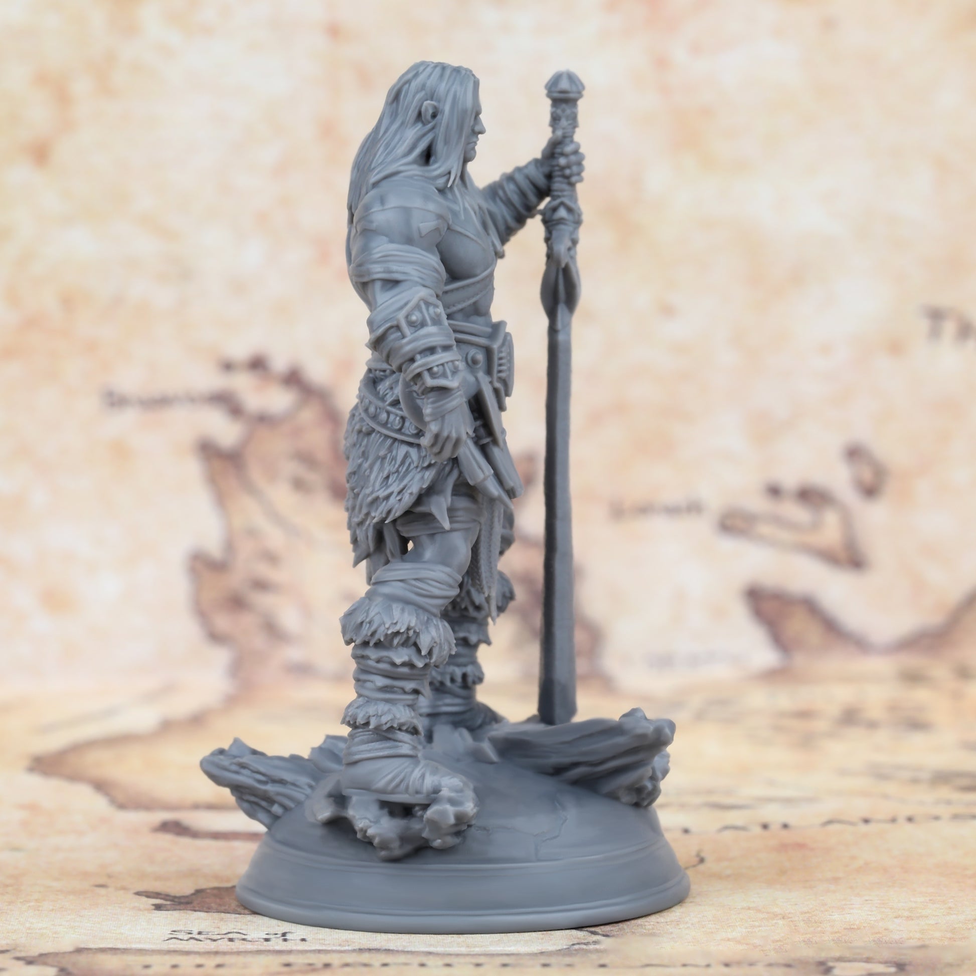 Barbarian Warrior 32mm Miniature Figure
