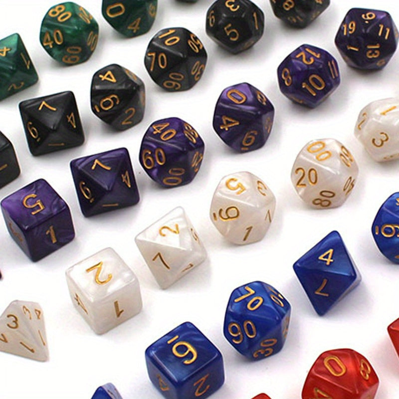 Dungeon Master's 42-Piece Polyhedral Dice Set - 6 Color x 7pc Starter Kit