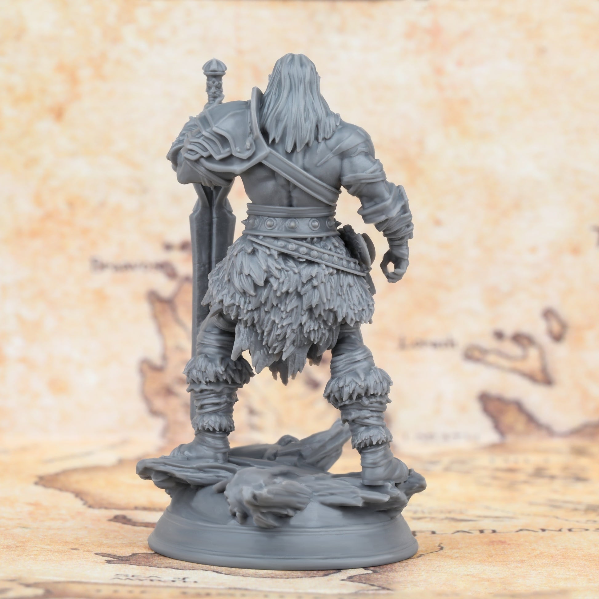 Barbarian Warrior 32mm Miniature Figure