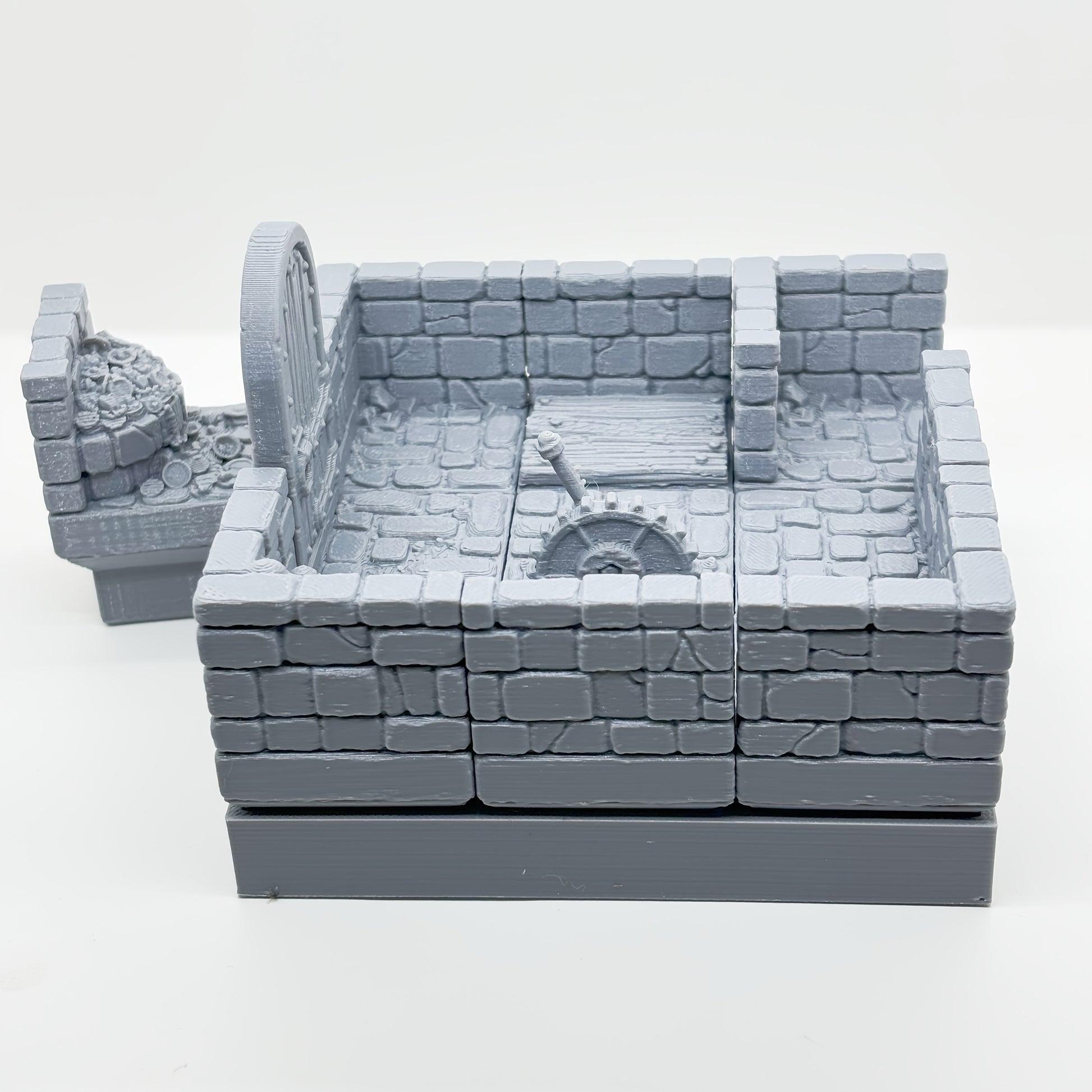 1 Set 3D Printed Tabletop Gaming Terrain Kit, Modular Wall & Floor