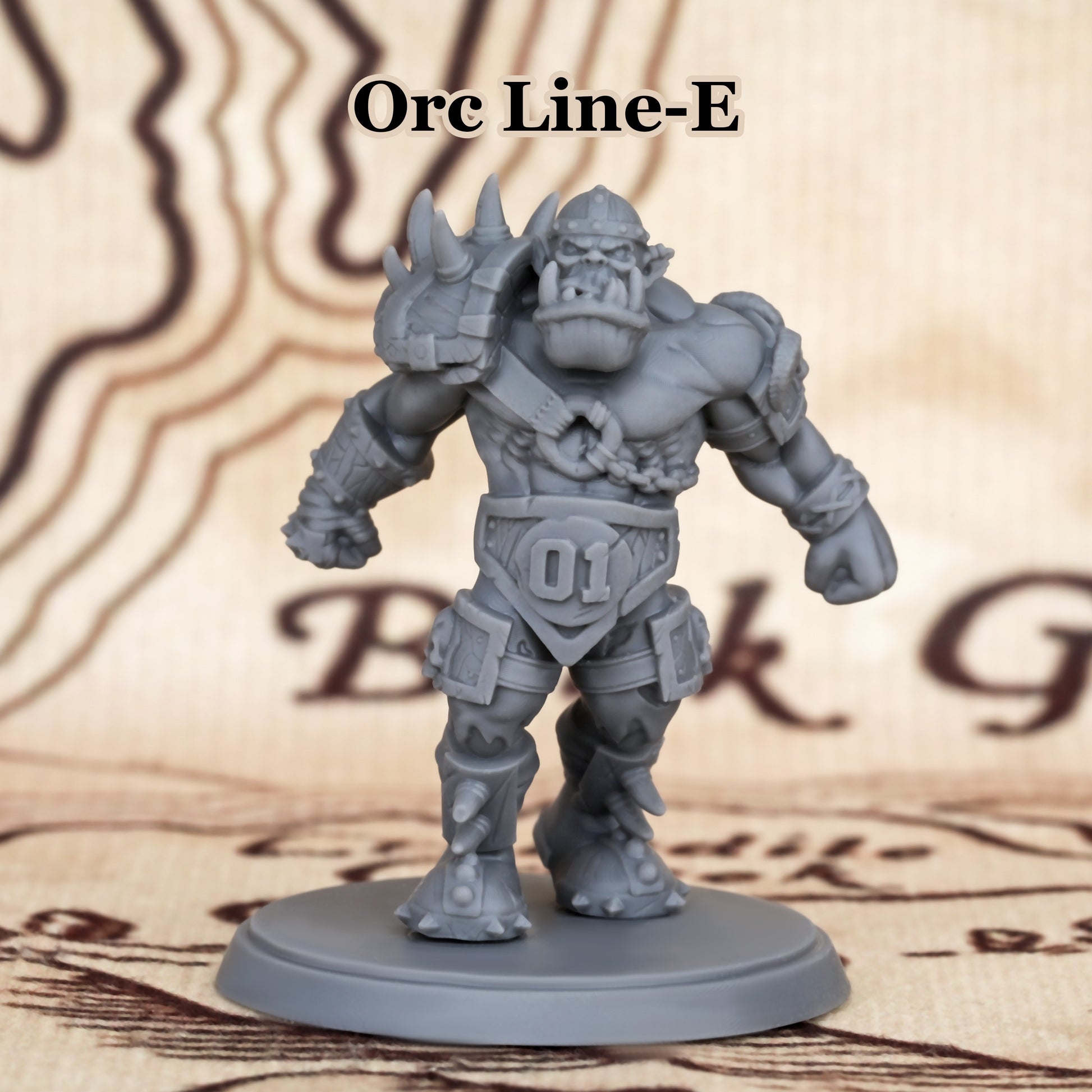 32Mm DND Orc Collection Series Miniature