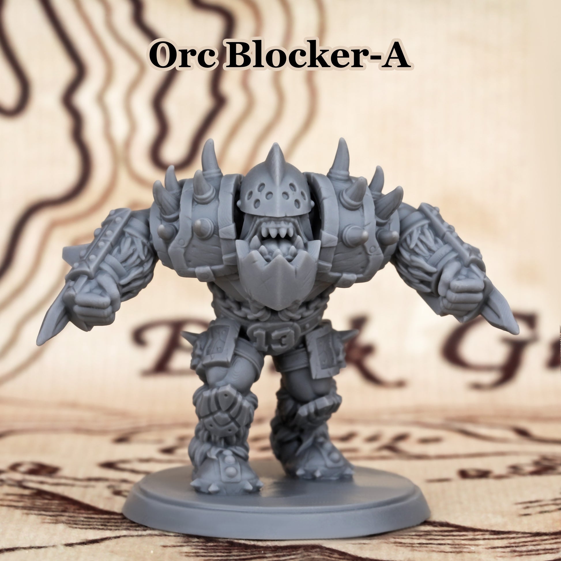 32Mm DND Orc Collection Series Miniature