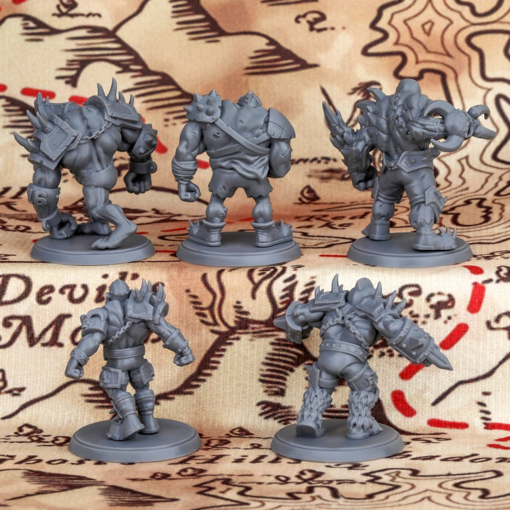 32Mm DND Orc Collection Series Miniature
