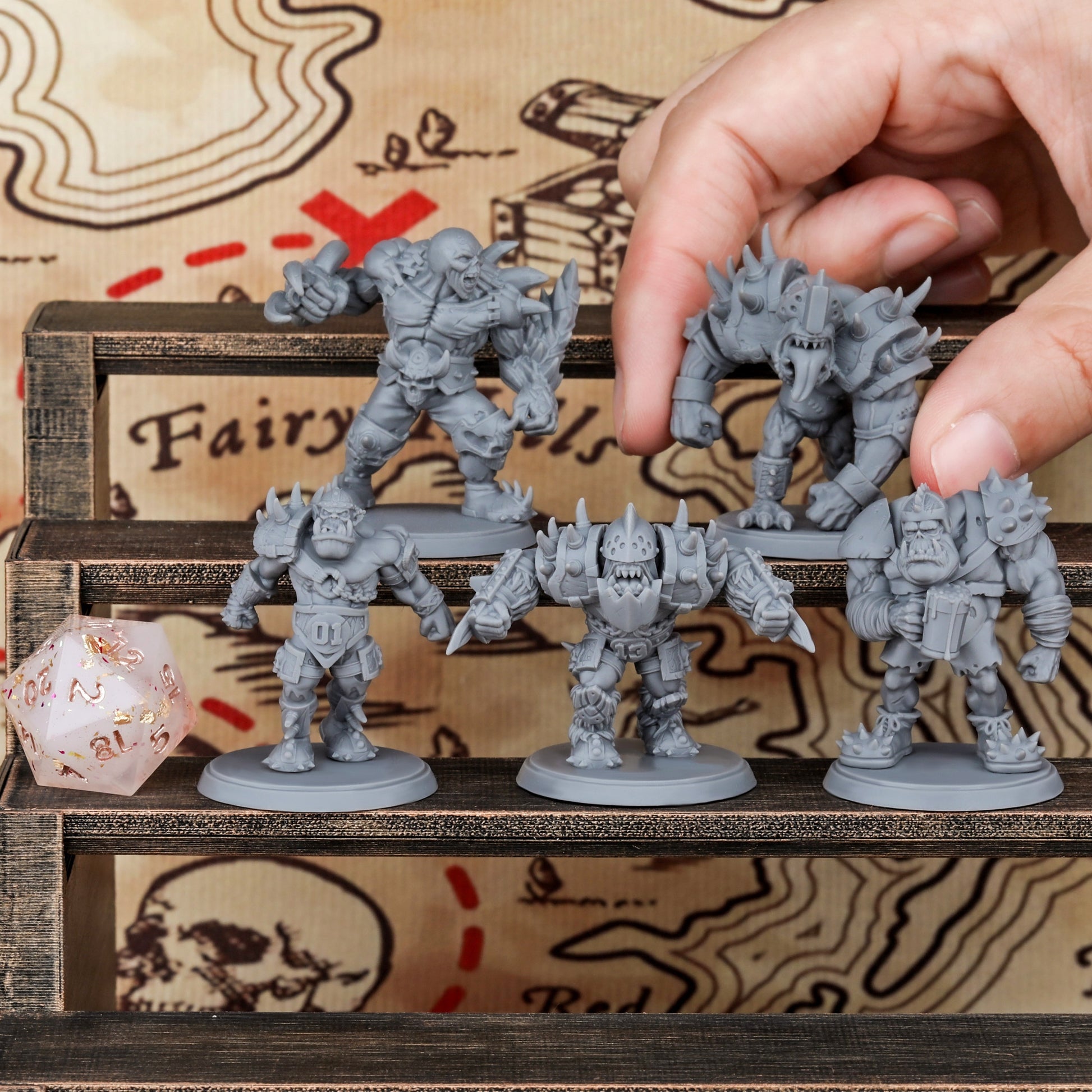 32Mm DND Orc Collection Series Miniature