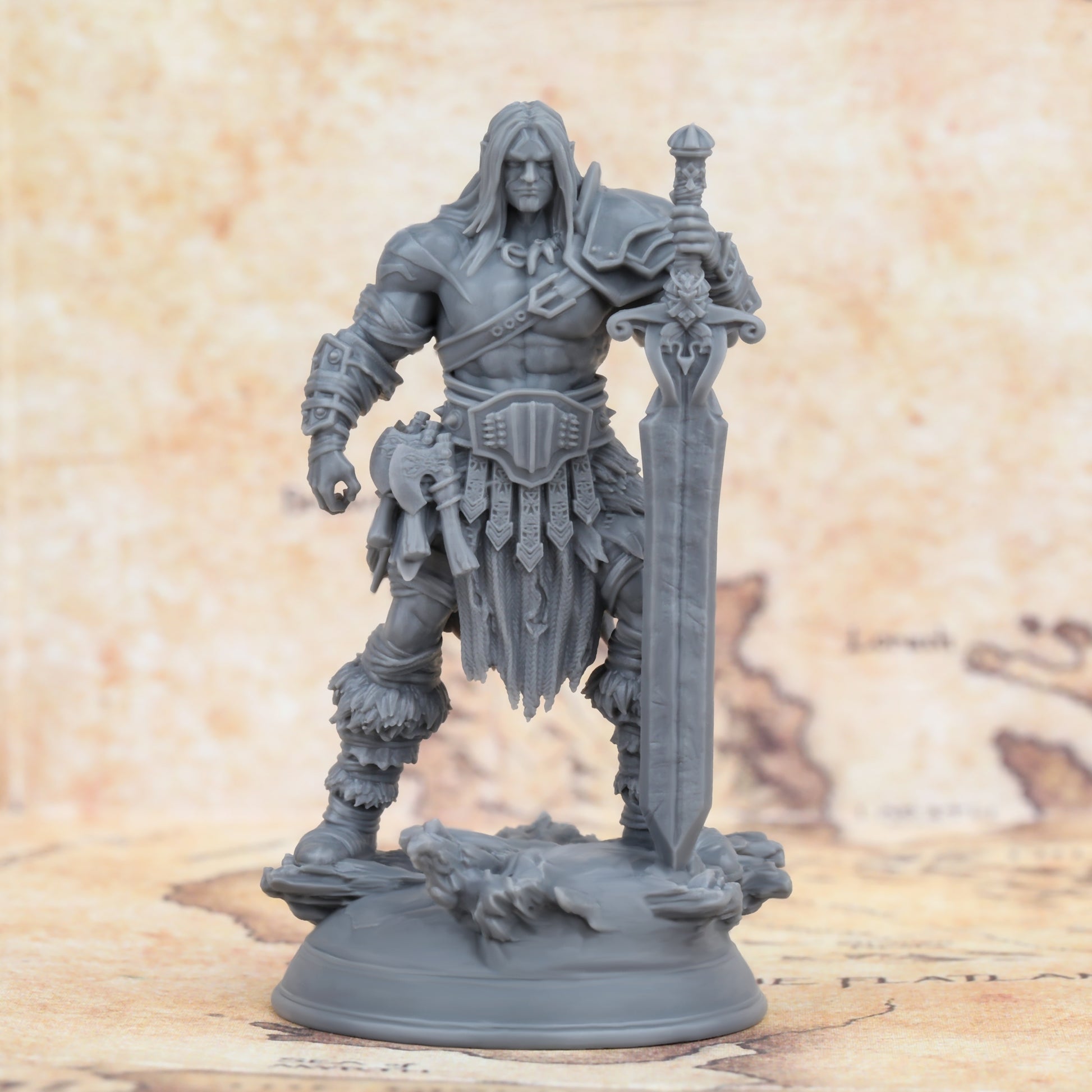 Barbarian Warrior 32mm Miniature Figure