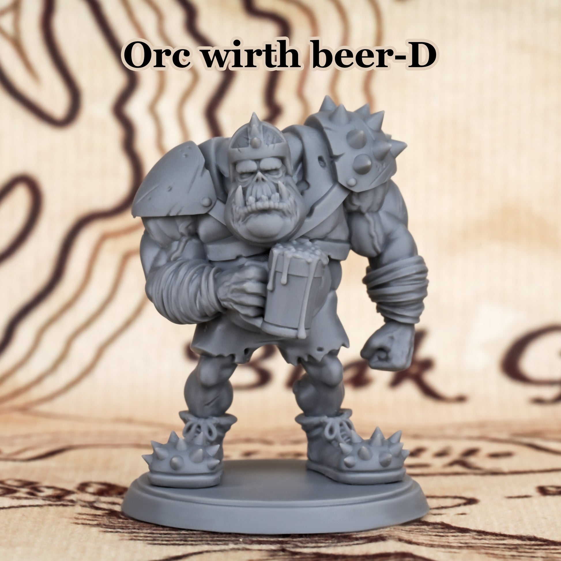 32Mm DND Orc Collection Series Miniature