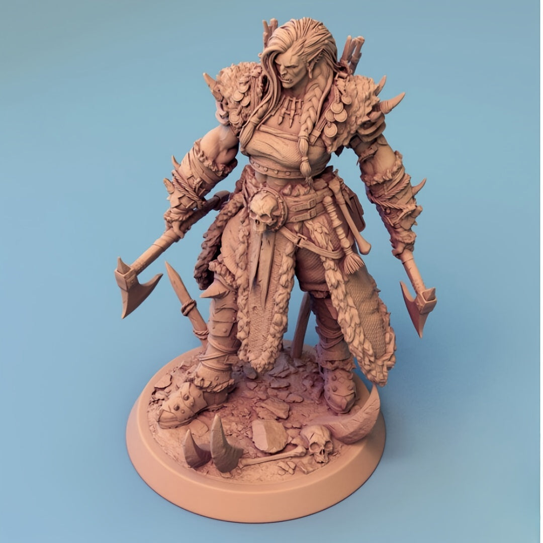 Orc Queen Miniature - Highly Detailed, Premium Resin Figure