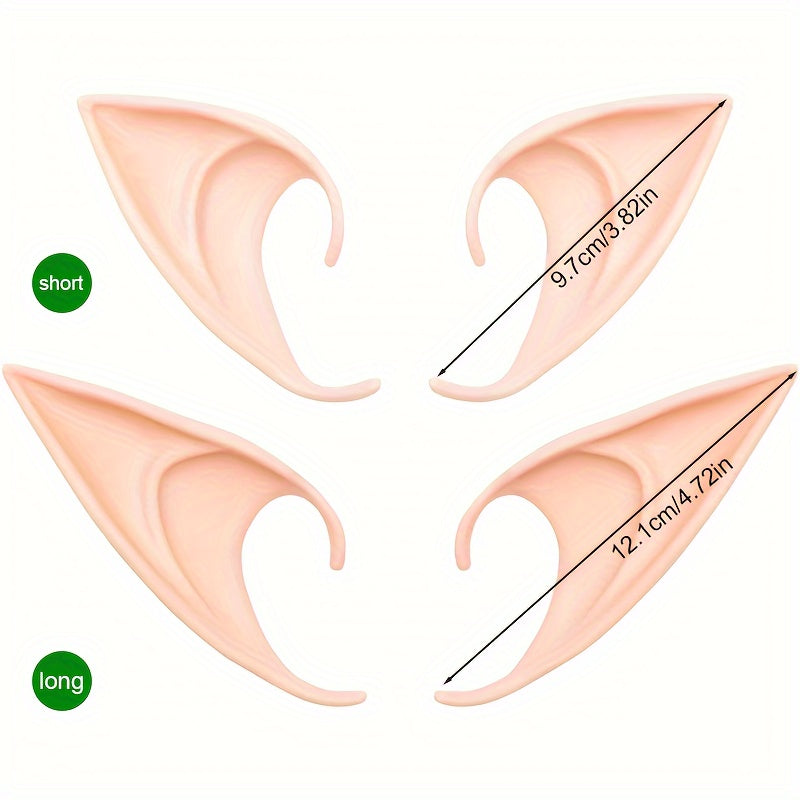 Cosplay Fairy/Pixie/Elf Ears - Soft Pointed Tips