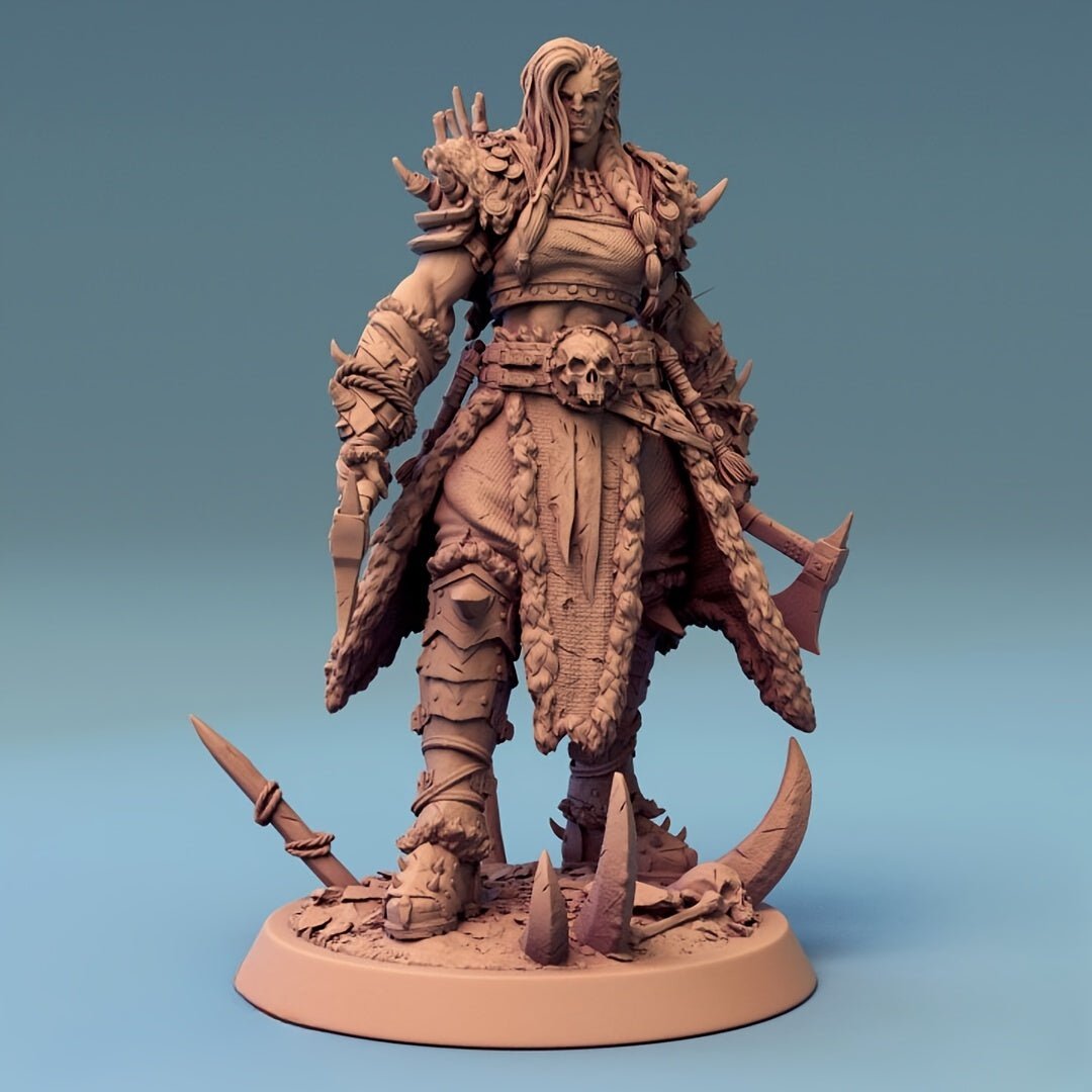 Orc Queen Miniature - Highly Detailed, Premium Resin Figure